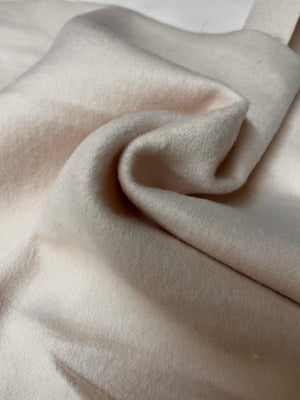 Ivory Vanilla Wool Coating Fabric by the Yard