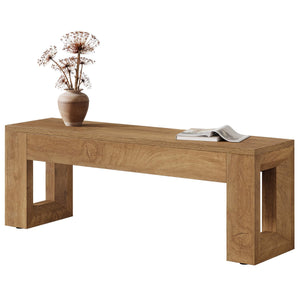 47-Inch Farmhouse Entryway Bench