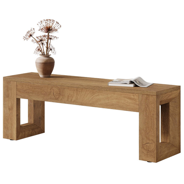 47-Inch Farmhouse Entryway Bench