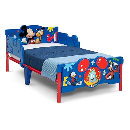 3D Character Toddler Bed with Guardrails