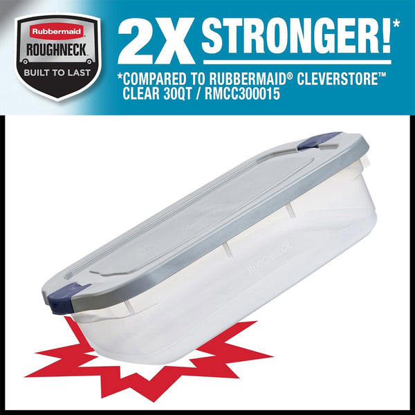 Clear Storage Totes with Snap-Fit Lids – Multi-Size Packs