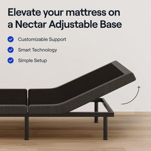Adjustable Bed Base with Massage, Zero Gravity & USB Ports