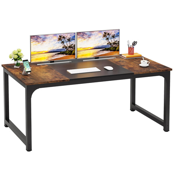 Extra Large Executive Office Desk – Industrial Style