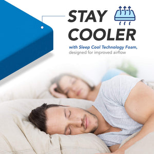 12-Inch Eastern King Cooling Gel Memory Foam Mattress
