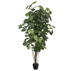 Artificial Fiddle Leaf Fig Tree – Indoor Faux Plant Decor