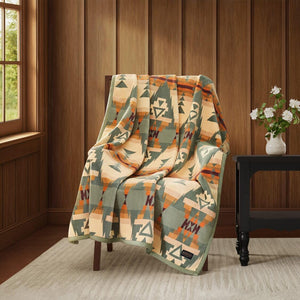 Geometric Polyester Throw Blanket 50" x 70" | Lightweight Cozy Sofa & Bed Throw