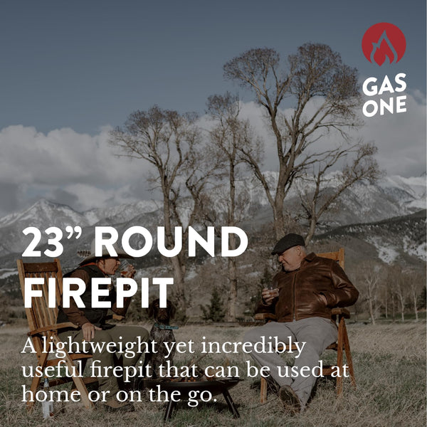 23-Inch Outdoor Wood Burning Fire Pit