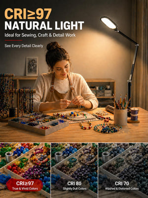 LED Floor Lamp 69" – 30 Modes, CRI 97+, Touch & Remote