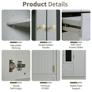Large Kitchen Pantry with 6 Doors