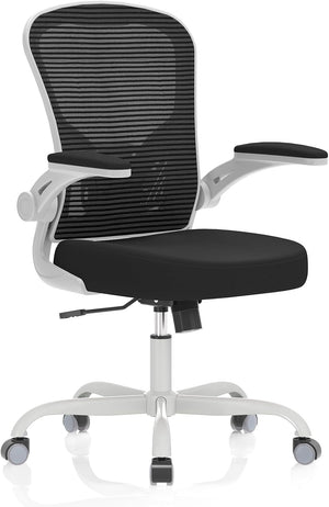 Ergonomic High Back Mesh Office Chair with Flip-Up Arms