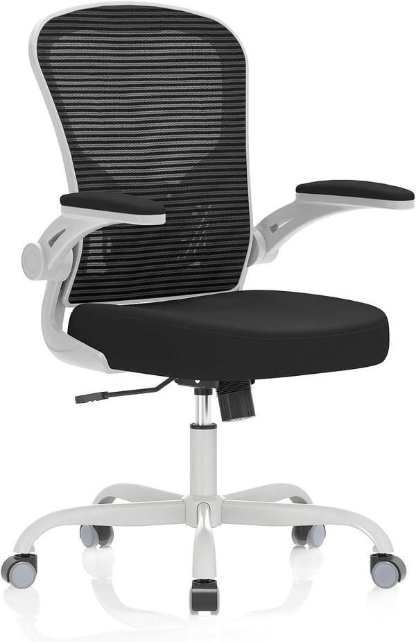 Ergonomic High Back Mesh Office Chair with Flip-Up Arms