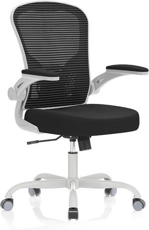 High Back Mesh Ergonomic Office Chair with Flip-Up Arms