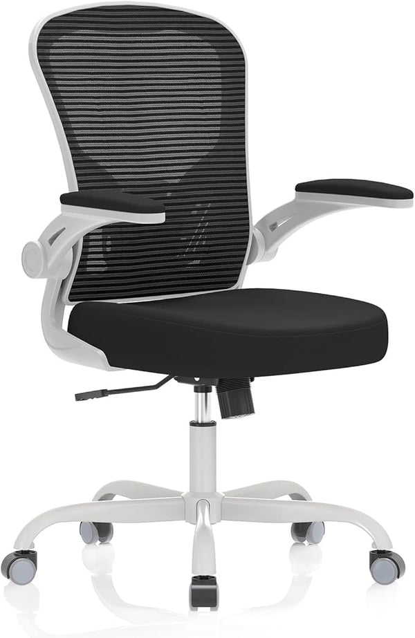 High Back Mesh Ergonomic Office Chair with Flip-Up Arms