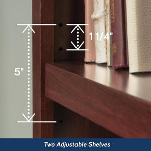 3-Shelf Adjustable Bookcase