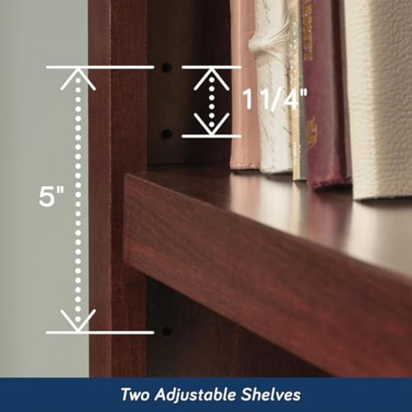 3-Shelf Adjustable Bookcase