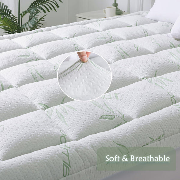 Pillow Top Mattress Topper with Deep Pocket