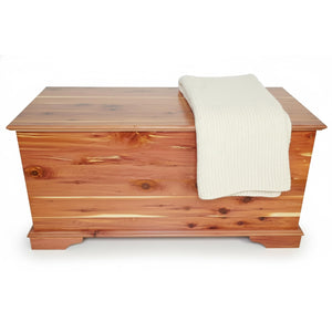 Solid Cedar Wood Blanket Storage Chest – Aromatic Hope Chest