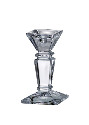 Crystal Candlestick Holder – Clear Crystalline Taper Votive Pillar Candle Holder
