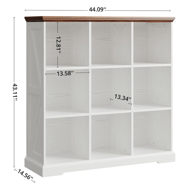 9-Cube Storage Organizer Bookshelf