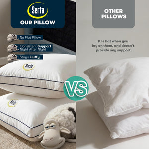 Hotel Collection Bed Pillows – Down Alternative, Set of 2