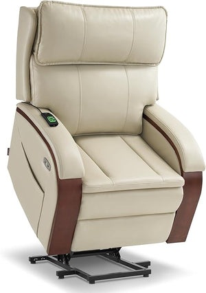 Power Lift Recliner Chair with Massage, Heat & Adjustable Headrest