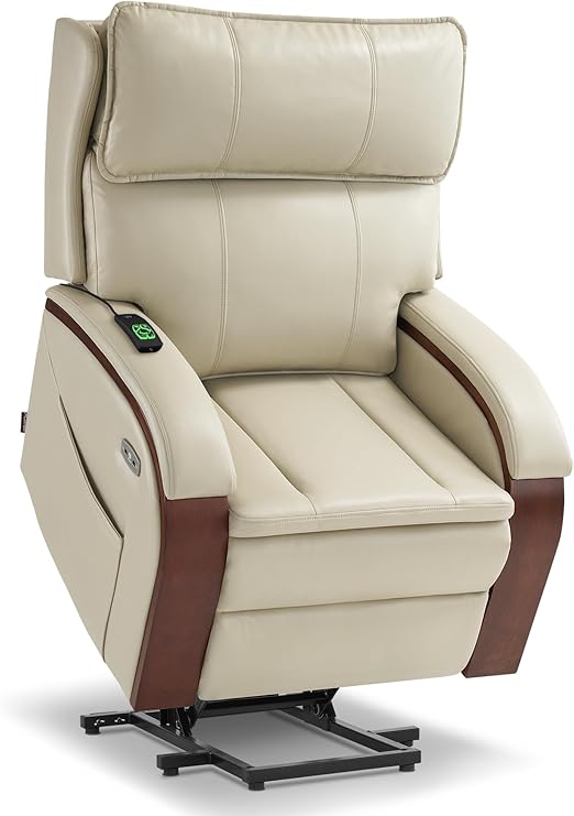 Power Lift Recliner Chair with Massage, Heat & Adjustable Headrest