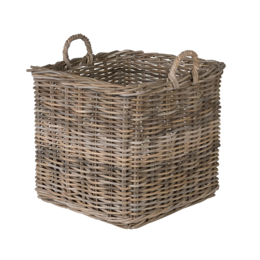 Large Square Rattan Storage Basket