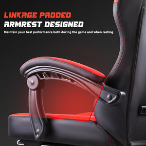 Ergonomic Gaming Chair with Lumbar Support & Headrest