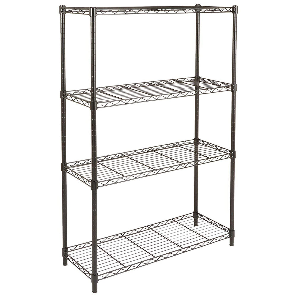 4-Shelf Adjustable Heavy Duty Steel Wire Rack