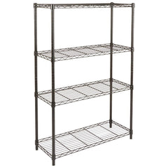 4-Shelf Adjustable Heavy Duty Steel Wire Rack