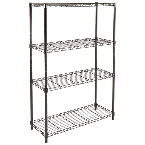4-Shelf Adjustable Heavy Duty Steel Wire Rack