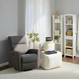 Swivel Rocker Recliner – Grey
