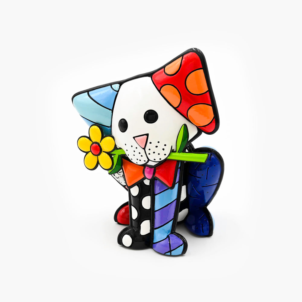 Colorful Dog Figurine – Pop Art Decorative Sculpture