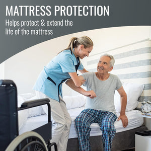 Waterproof Mattress Protector – Fitted & Zippered, Full & King, Pack of 24