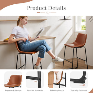 Counter Height Bar Stools Set of 2