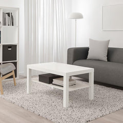 White Rectangular Coffee Table