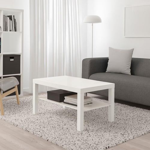 White Rectangular Coffee Table