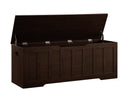 Extra Large Storage Chest Bench with Safety Hinges – 51.2" Wooden Trunk