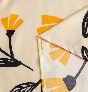 Floral Bed in a Bag Set – Yellow Fleur Botanical Tulips (12-Piece)