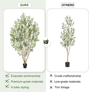 Artificial Olive Tree with Realistic Leaves & Olives