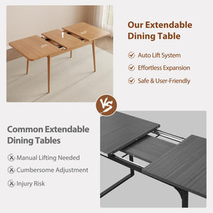 Solid Wood Extendable Dining Table