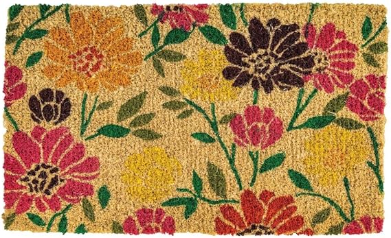 Handmade Natural Coir Doormat 18"x30" – Indoor Outdoor Entry Mat