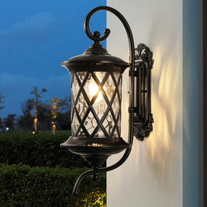 Retro Outdoor Wall Lantern | Coach Light & Dusk to Dawn Sconce | Waterproof Aluminum