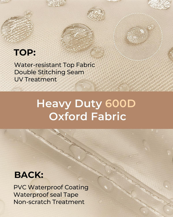 5-Piece Waterproof Patio Furniture Cover Set