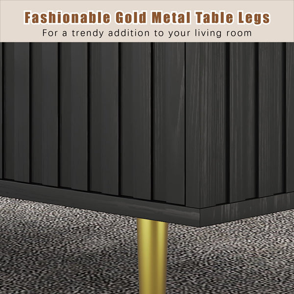 Modern Coffee Table with Storage & 2 Drawers