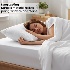 Polycotton Pillowcases Bulk Pack – Standard, Queen & King