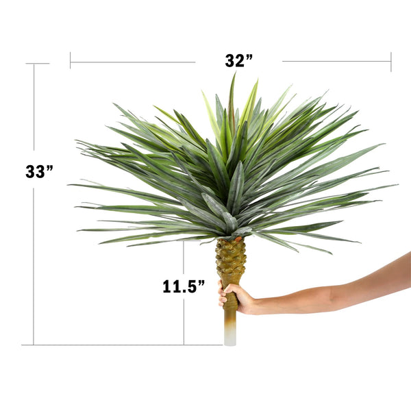 Large Artificial Agave Plant – UV Resistant Faux Succulent Floor Plant