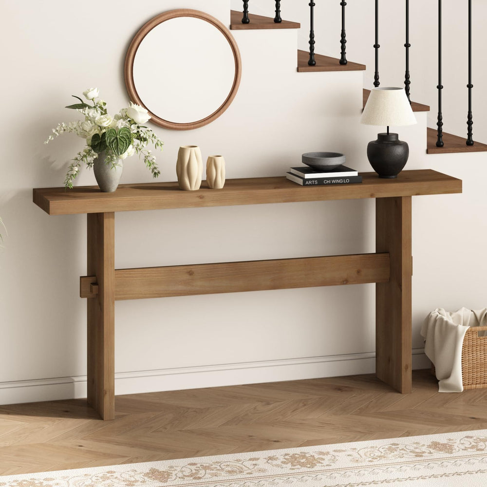 63-Inch Farmhouse Console Table