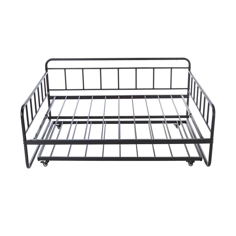 Full Size Daybed with Twin Trundle Bed Frame