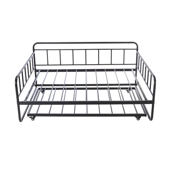 Full Size Daybed with Twin Trundle Bed Frame